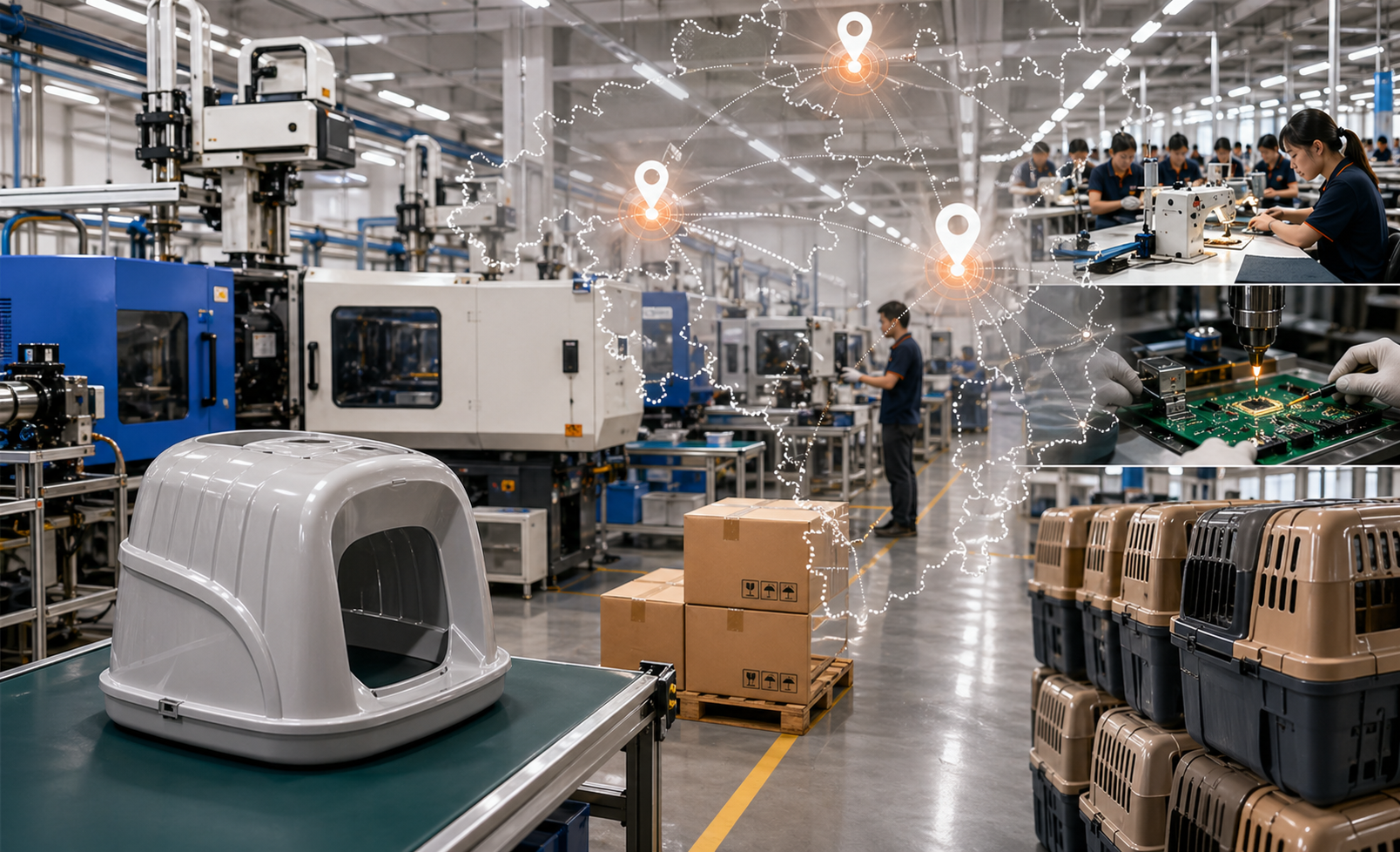 Pet product manufacturing cluster in the Yangtze River Delta