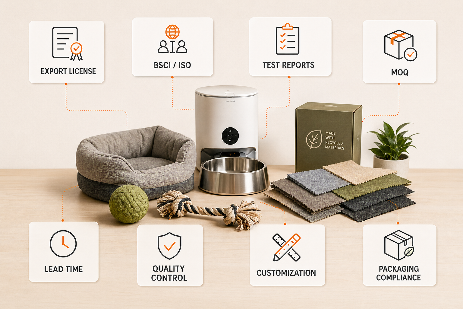 Eight-step supplier shortlist infographic