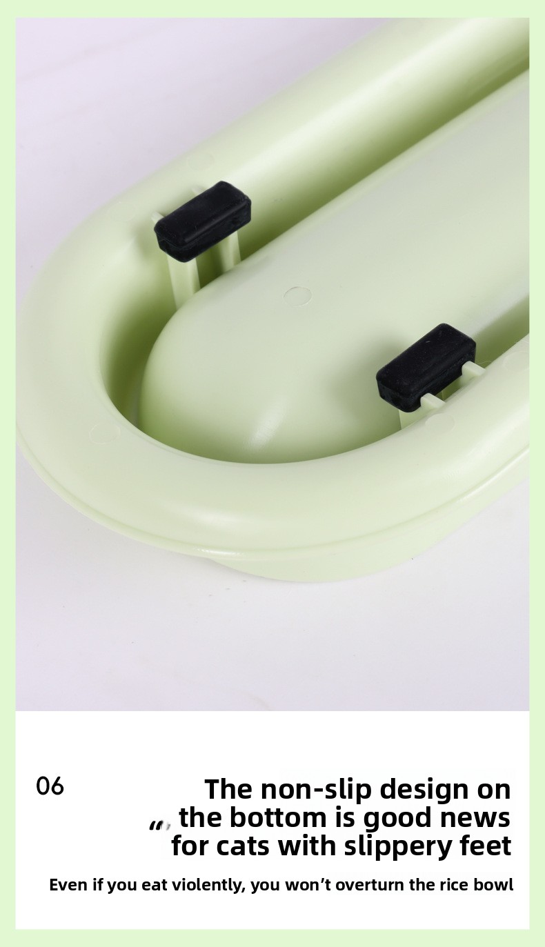 Ant-Proof Long Cat Bowl for Multi-Cat Feeding detail 11