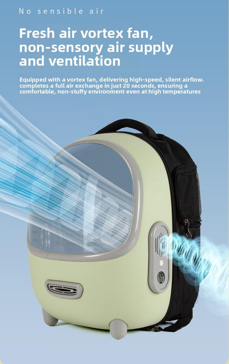 Breathable Portable Pet Backpack Carrier detail 11