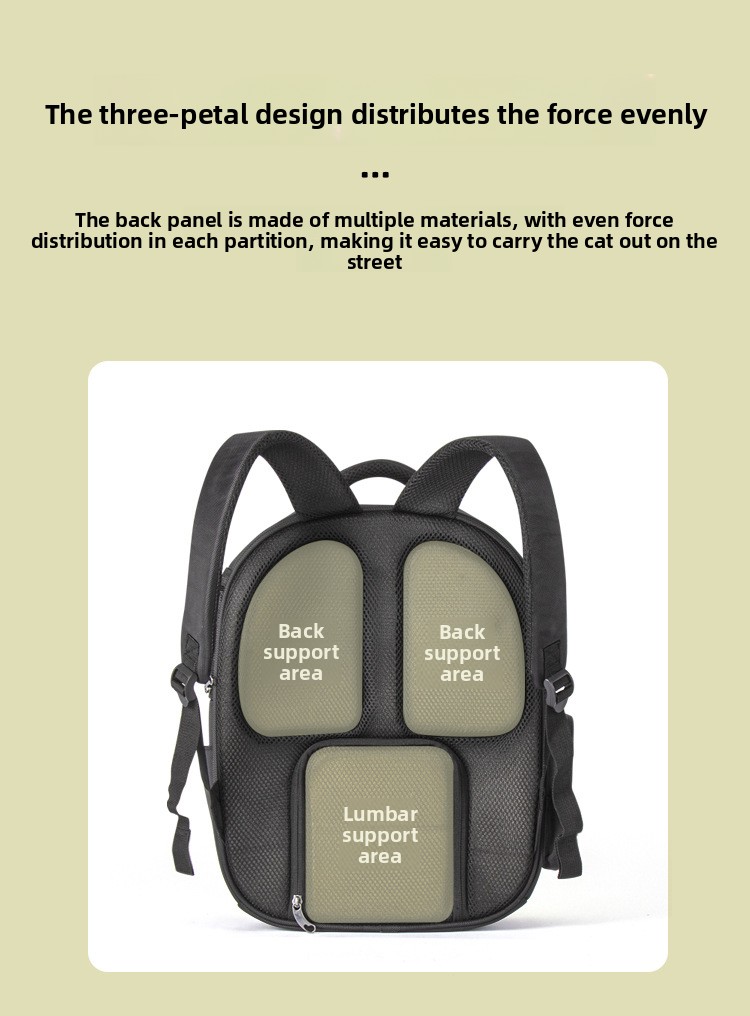 Breathable Portable Pet Backpack Carrier detail 7