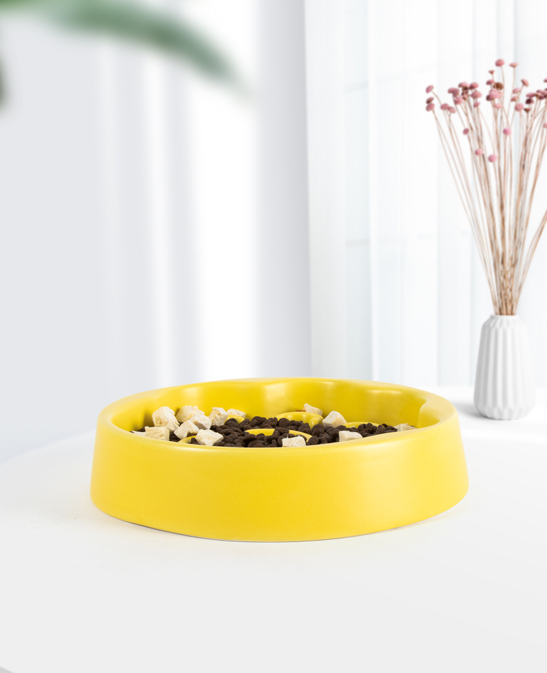 Ceramic Slow Feed Bowl for Dogs and Cats - Anti-Tipping, Large Capacity detail 14